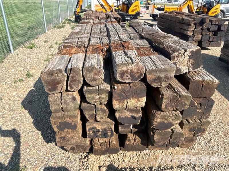 Qty of 25 Railroad ties Other trailers