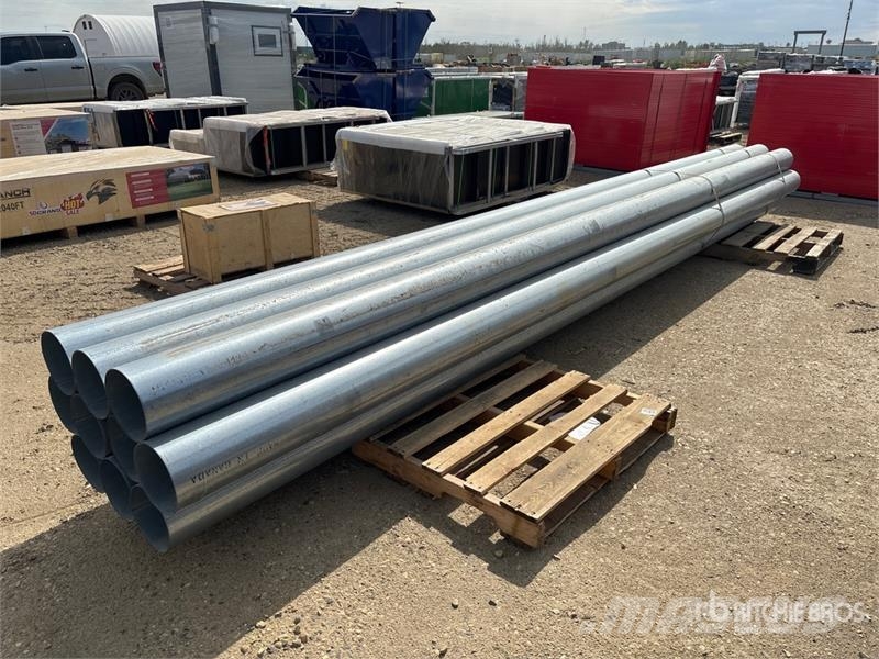 Quantity of (10) 20ft Stainless Steel Pipe Irrigation systems