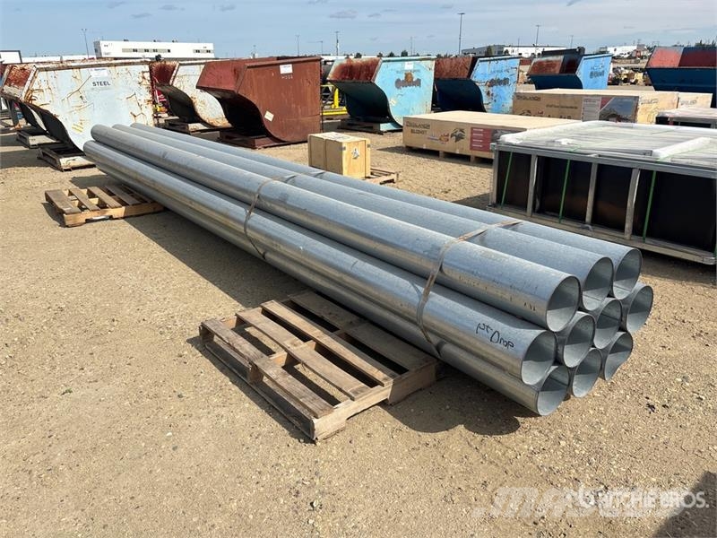 Quantity of (10) 20ft Stainless Steel Pipe Irrigation systems