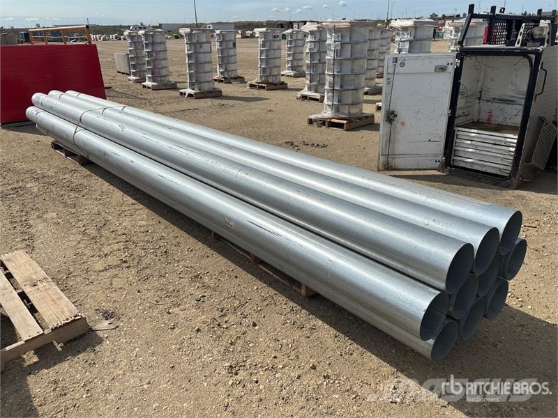 Quantity of (10) 20ft Stainless Steel Pipe Irrigation systems
