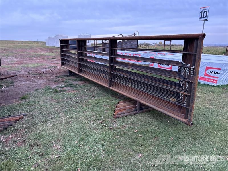 Quantity of (10) 24 ft x 5 ft 3 in Heavy Duty Live Livdyr annet utstyr