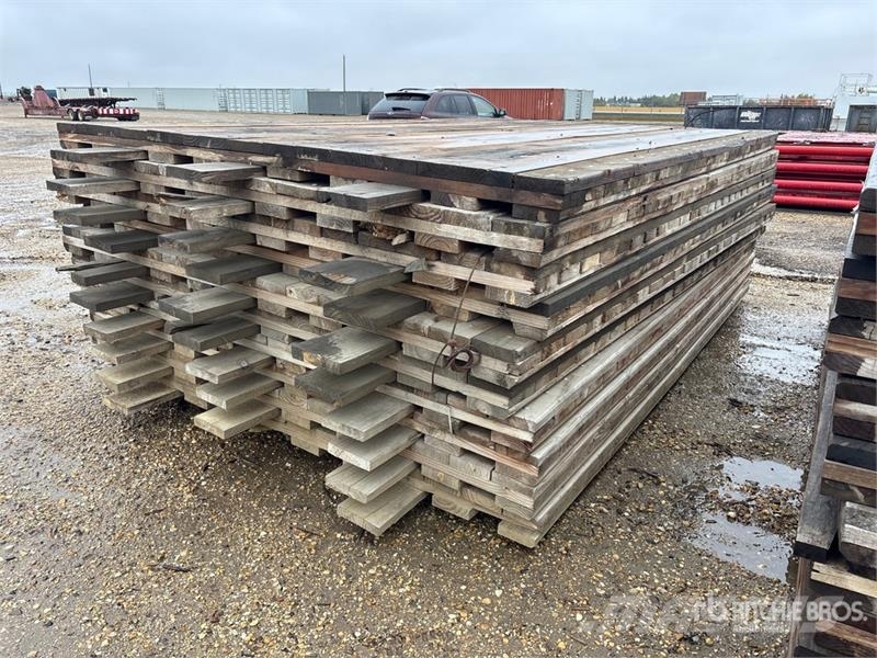 Quantity of (10) 7 ft x 12 ft 10 in x 3 in Wood Ma Аксесоари и резервни части за пробивни машини