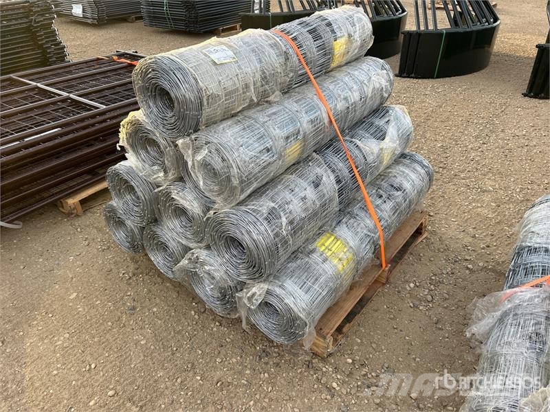Quantity of (10) BYT FFC762 330 ft x 4 ft Galvani Piirdeaia varustus