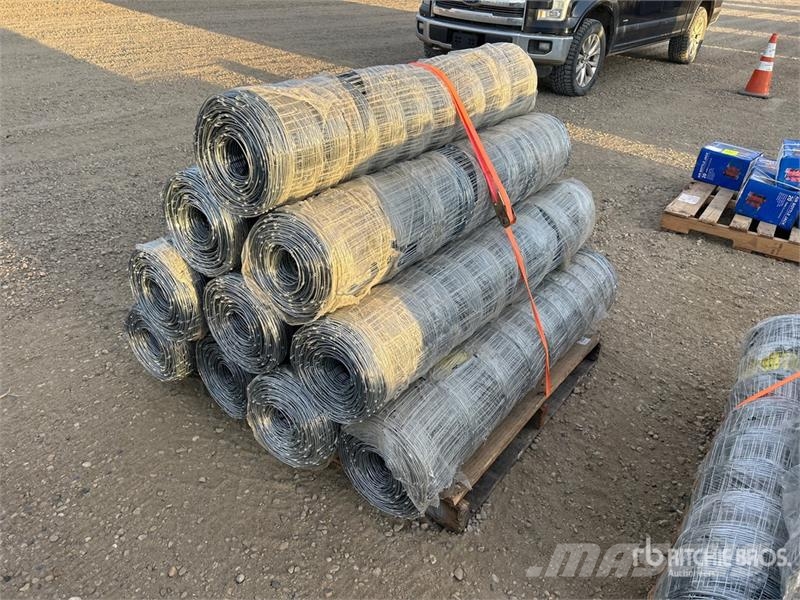 Quantity of (10) BYT FFC762 330 ft x 4 ft Galvani Piirdeaia varustus