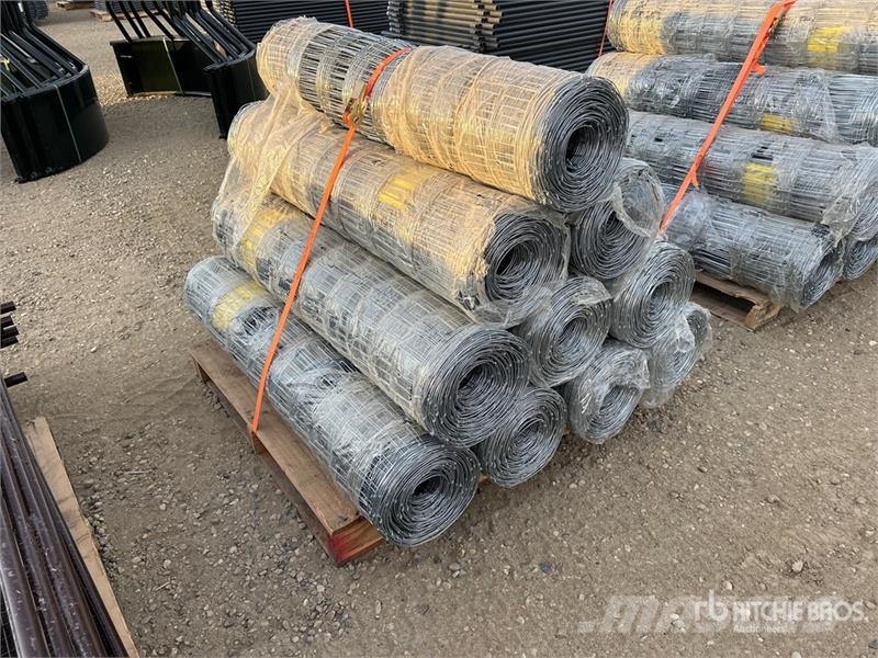 Quantity of (10) BYT FFC762 330 ft x 4 ft Galvani Piirdeaia varustus