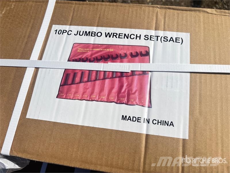 Quantity of (10) BYT JBWS06 10Pc Jumbo Wrench set Andre komponenter