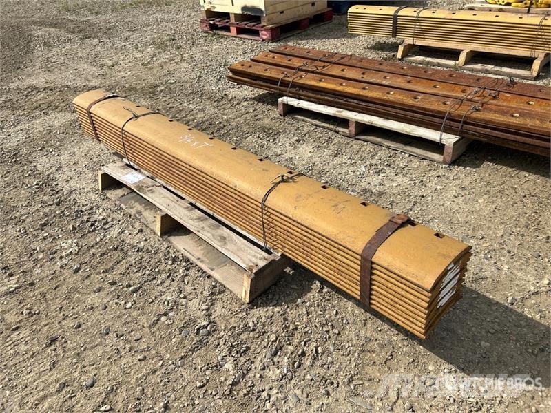 Quantity of (10) Grader Cutting Edges (Unused) Other components