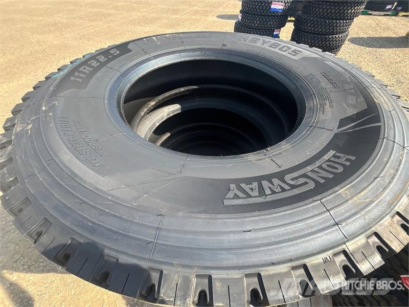 Quantity of (10) HonSway 11R22.5 Trailer Tires (Un Tyres, wheels and rims