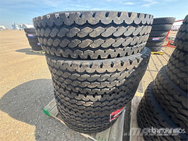 Quantity of (10) HonSway 11R22.5 Trailer Tires (Un Tyres, wheels and rims