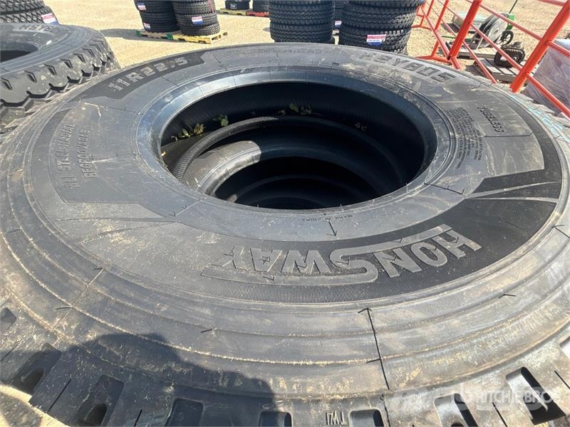 Quantity of (10) HonSway 11R22.5 Trailer Tires (Un Tyres, wheels and rims