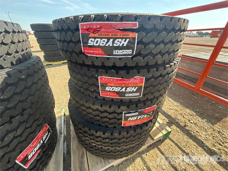 Quantity of (10) HonSway 11R22.5 Trailer Tires (Un Tyres, wheels and rims