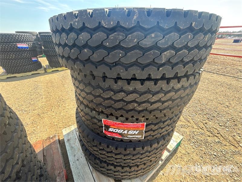 Quantity of (10) HonSway 11R22.5 Trailer Tires (Un Tyres, wheels and rims