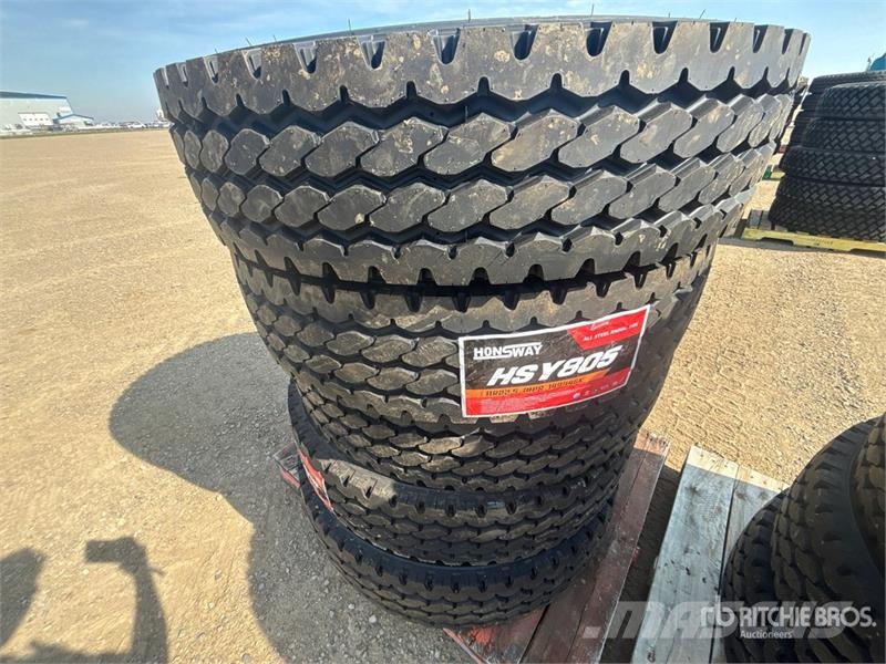 Quantity of (10) HonSway 11R22.5 Trailer Tires (Un Tyres, wheels and rims