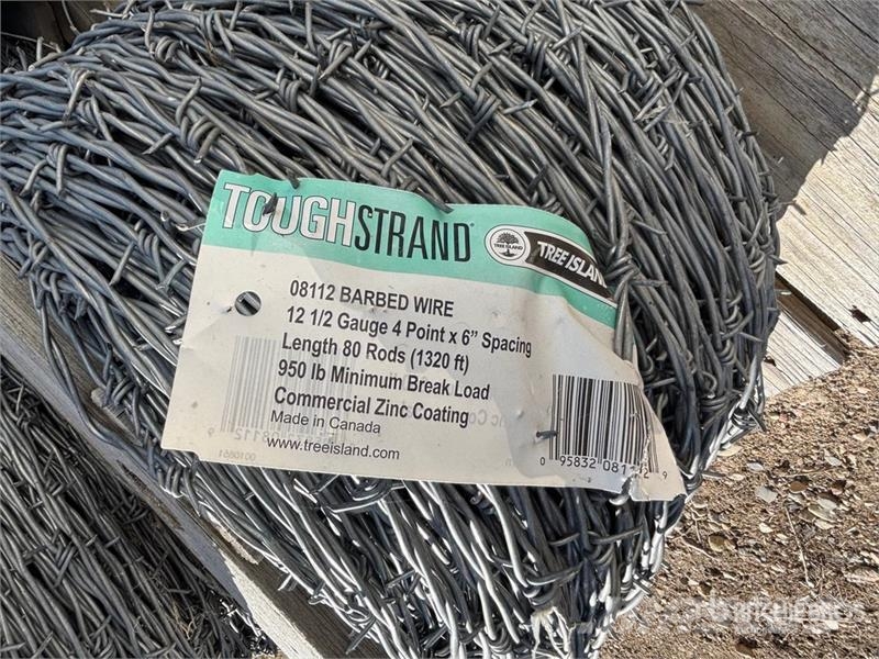  Quantity of (10) Rolls Barbed Wire (Unused) Gradbeništvo - drugo
