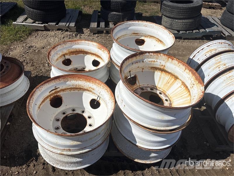  Quantity of (10) Steel Wheels Tyres, wheels and rims