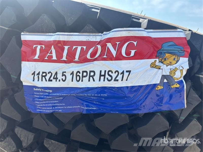 Quantity of (10) Taitong 11R24.5 Trailer Tires (Un Tyres, wheels and rims