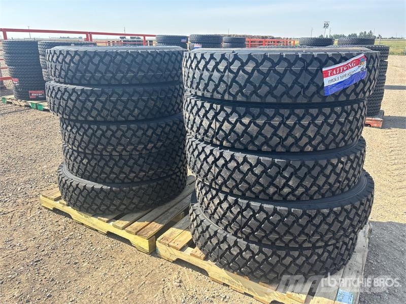 Quantity of (10) Taitong 11R24.5 Trailer Tires (Un Tyres, wheels and rims