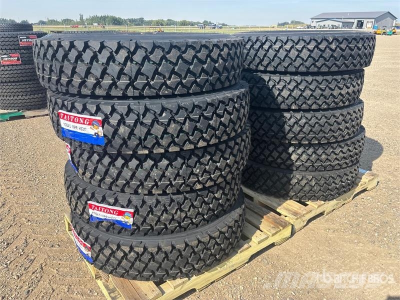 Quantity of (10) Taitong 11R24.5 Trailer Tires (Un Tyres, wheels and rims