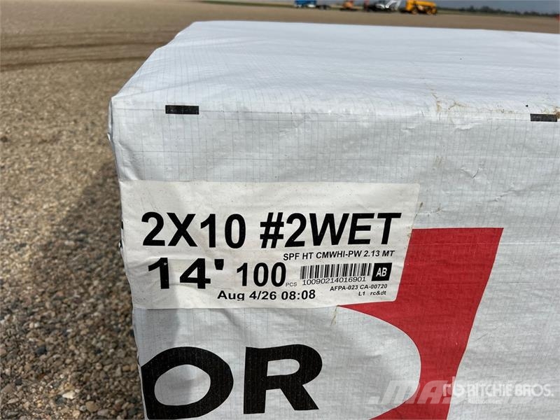  Quantity of (100) 2 in x 10 in x 14 ft SPF #2 BTR  Drugi deli