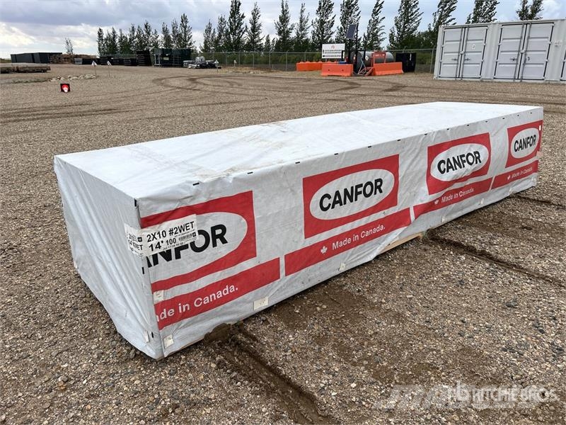  Quantity of (100) 2 in x 10 in x 14 ft SPF #2 BTR  Drugi deli