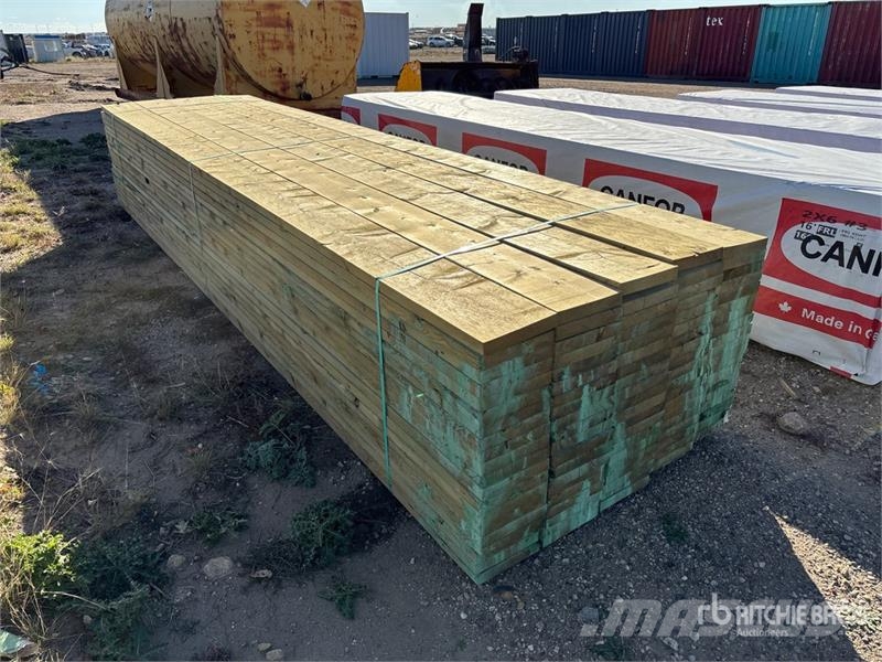 Quantity of (100) 2x10x16 PWF Green Treated Certif Andre komponenter