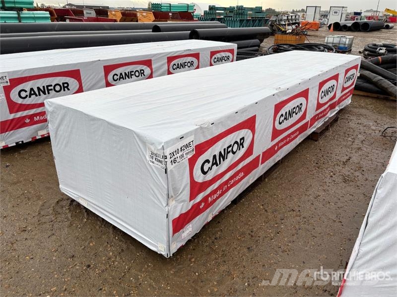 Quantity of (100) 2x10x16 SPF #2 Lumber (Unused) Drugi deli