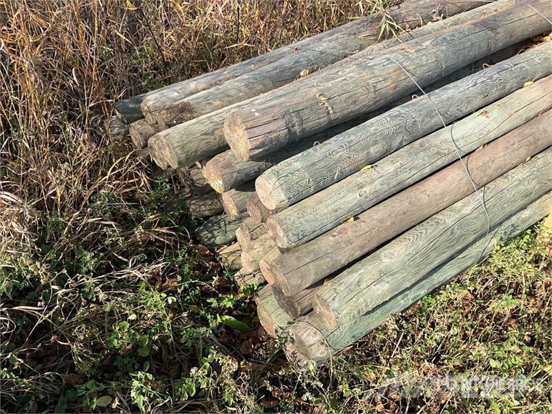 Quantity of (100) 6 ft Fence Posts Other livestock machinery and accessories