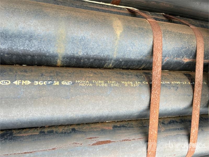  Quantity of (100) 6 in x 21 ft Steel Pipe (Unused) Öntözőrendszerek