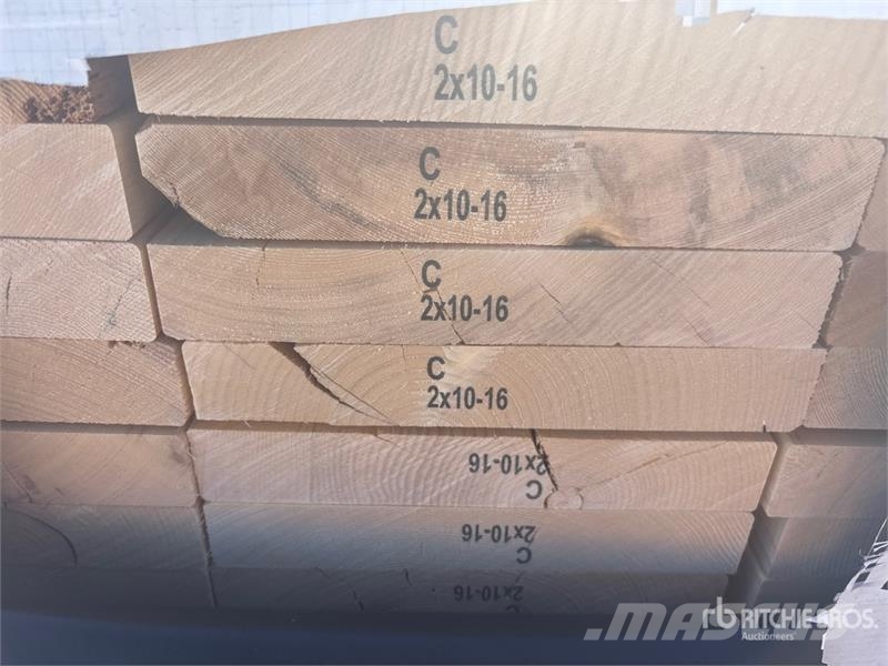 Quantity of (105) 2 x 10 x 16 SPF #3 Lumber (Unuse Andre komponenter