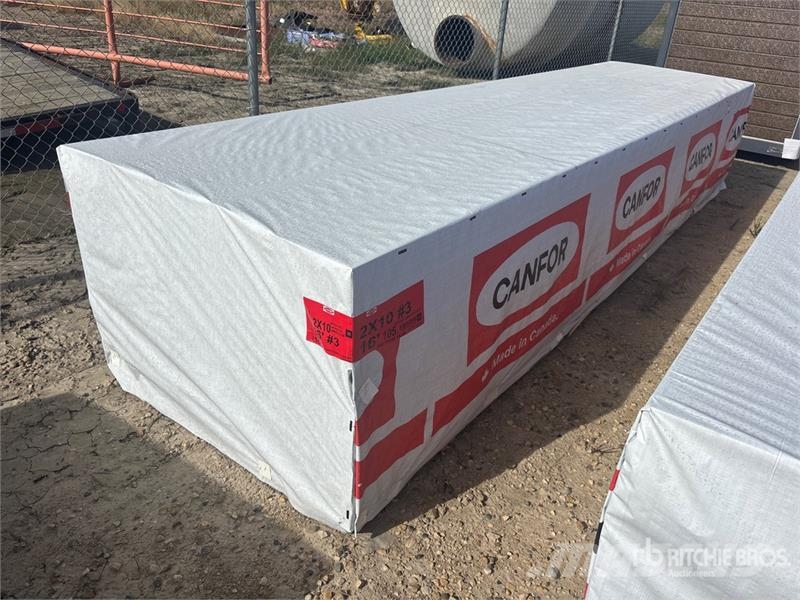  Quantity of (105) 2 x 10 x 16 SPF #3 Lumber (Unuse Andre komponenter