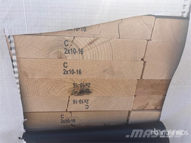  Quantity of (105) 2 x 10 x 16 SPF #3 Lumber (Unuse Andre komponenter