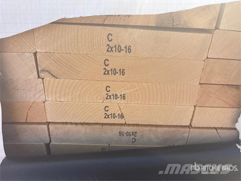 Quantity of (105) 2 x 10 x 16 SPF #3 Lumber (Unuse Andre komponenter