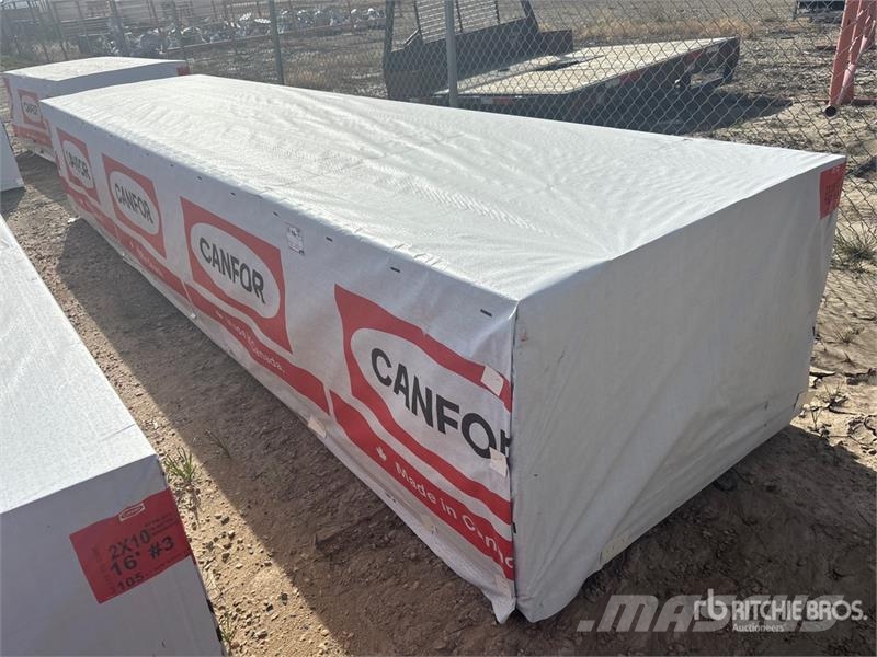  Quantity of (105) 2 x 10 x 16 SPF #3 Lumber (Unuse Andre komponenter