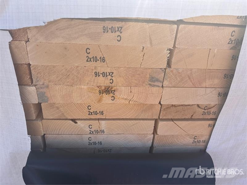 Quantity of (105) 2 x 10 x 16 SPF #3 Lumber (Unuse Andre komponenter