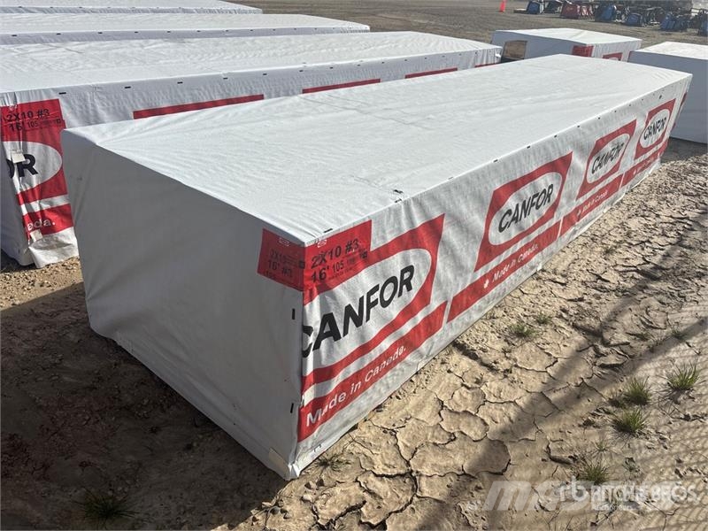  Quantity of (105) 2 x 10 x 16 SPF #3 Lumber (Unuse Andre komponenter