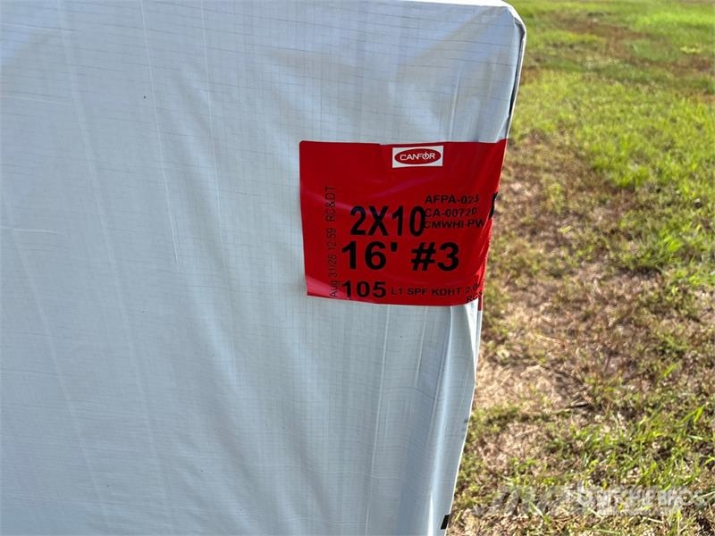 Quantity of (105) 2x10x16 SPF #3 Lumber (Unused) Drugi deli
