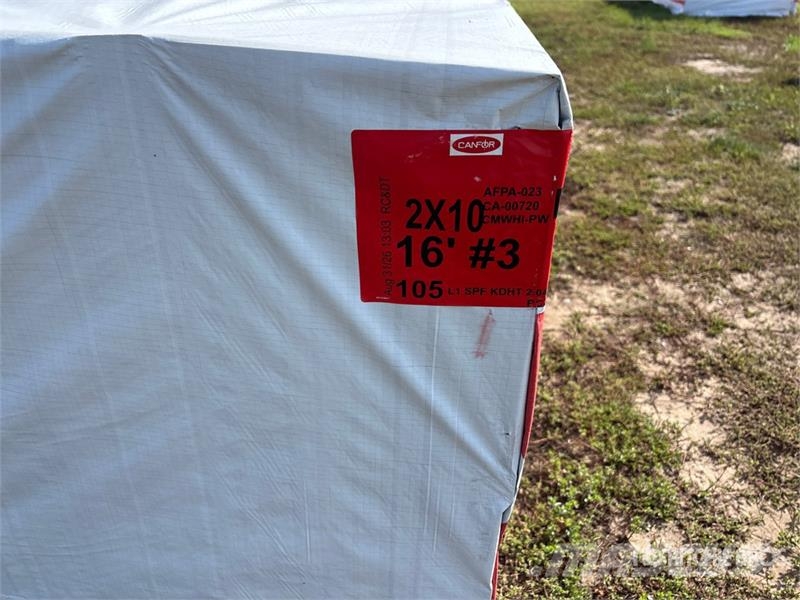 Quantity of (105) 2x10x16 SPF #3 Lumber (Unused) Other components