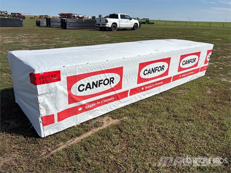Quantity of (105) 2x10x14 SPF #3 Lumber (Unused) Drugi deli