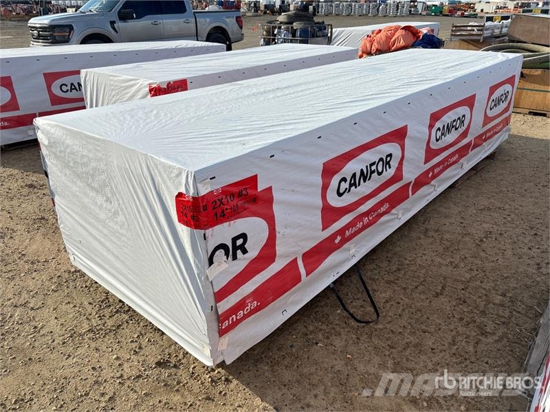 Quantity of (105) 2x10x14 SPF #3 Lumber (Unused) Drugi deli