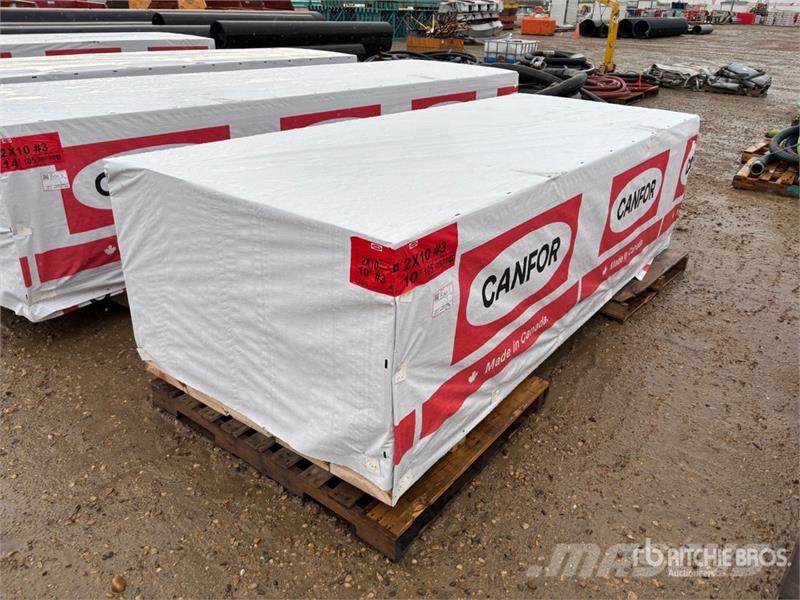 Quantity of (105) 2x10x10 SPF #3 Lumber (Unused) Drugi deli