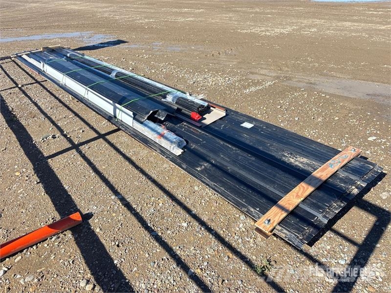 Quantity of (11) 21 ft x 3 ft Galvanized Metal Roo Seilwinden, Bauaufzüge und Lastenaufzüge