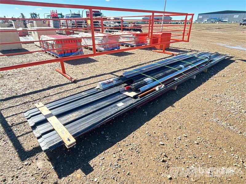 Quantity of (11) 21 ft x 3 ft Galvanized Metal Roo Seilwinden, Bauaufzüge und Lastenaufzüge