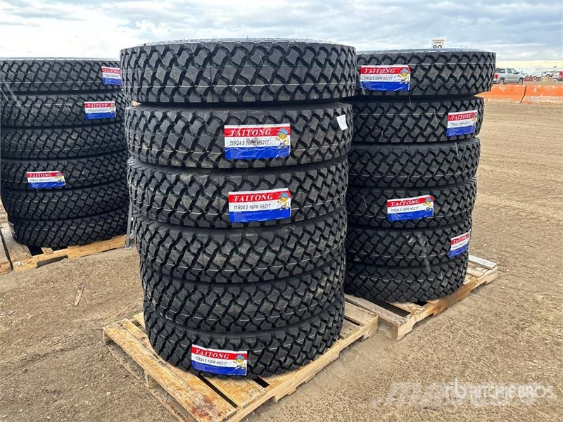 Quantity of (12) 11R24.5 Tires (Unused) 轮胎、车轮和轮圈