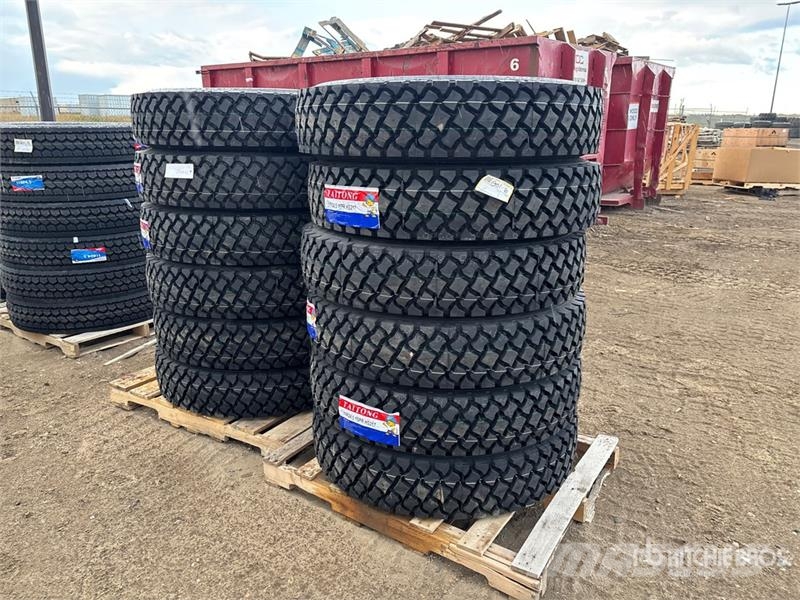 Quantity of (12) 11R24.5 Tires (Unused) 轮胎、车轮和轮圈