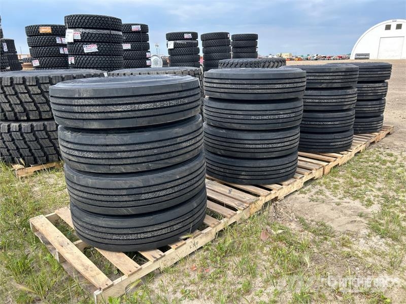  Quantity of (12) Boto 255/70R22.5 Drive Tires (Unu Tyres, wheels and rims