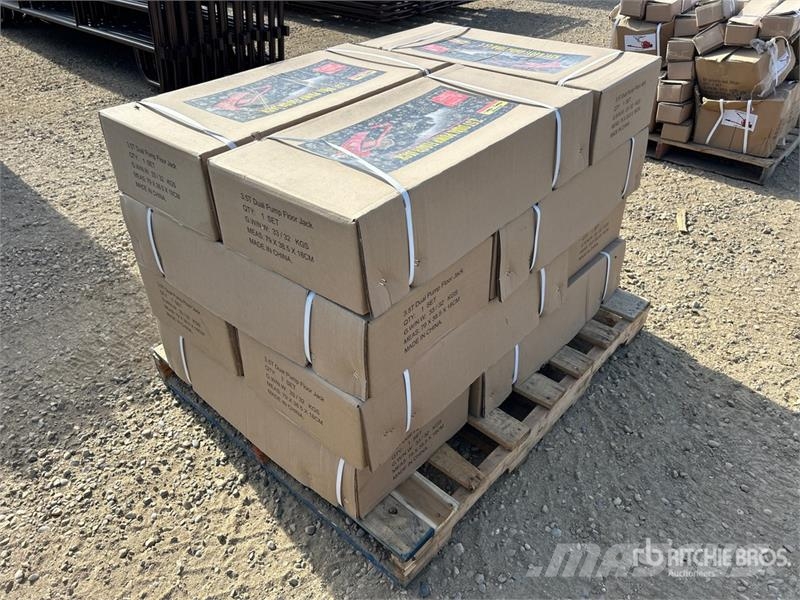  Quantity of (12)  BYT 3.5 Ton Dual Pump Floor Jack معدات البناء - غير ذلك