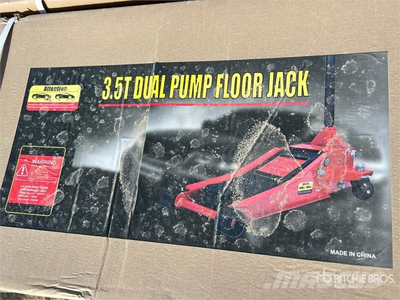  Quantity of (12)  BYT 3.5 Ton Dual Pump Floor Jack معدات البناء - غير ذلك