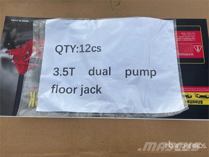  Quantity of (12)  BYT FLOJK035 3.5T Floor Jack (Un مكونات أخرى