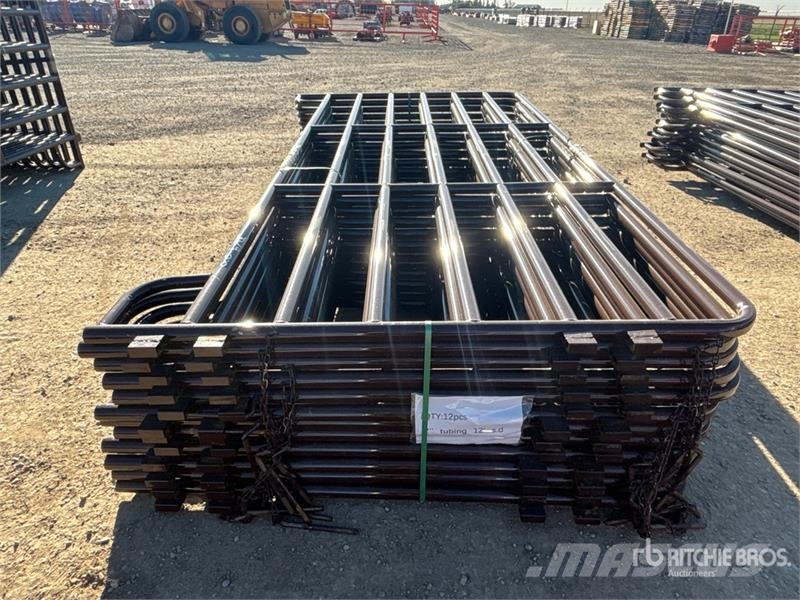 Quantity of (12) BYT MRSDRP12 12 ft 7 Rail Ranch ماكينات وملحقات مواش أخرى