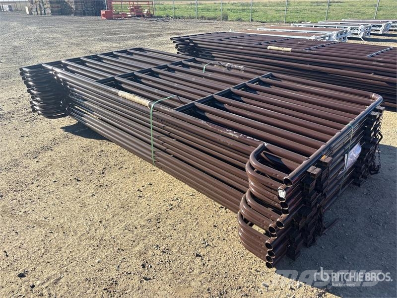 Quantity of (12) BYT MRSDRP12 12 ft 7 Rail Ranch ماكينات وملحقات مواش أخرى